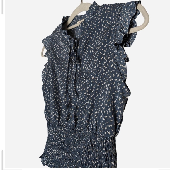 Paper Crane Navy and White Blouse - Picture 4 of 7